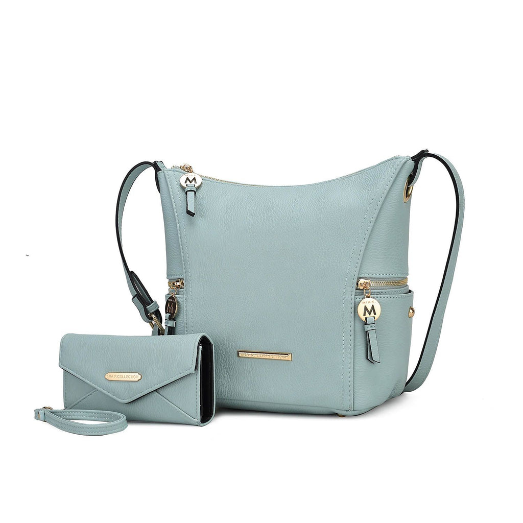 MKF Collection Lux Hobo Bag with Wallet by Mia K