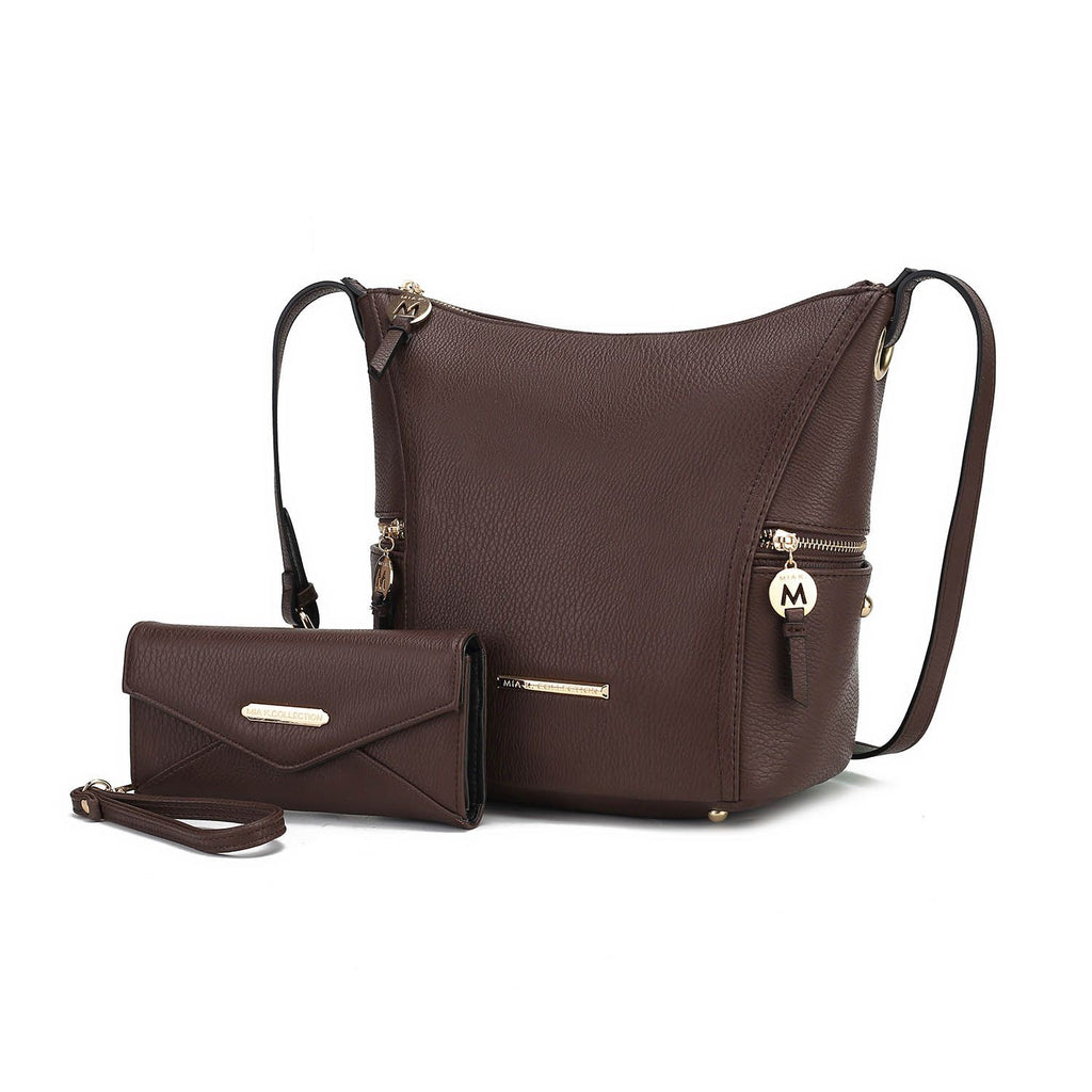 MKF Collection Lux Hobo Bag with Wallet by Mia K
