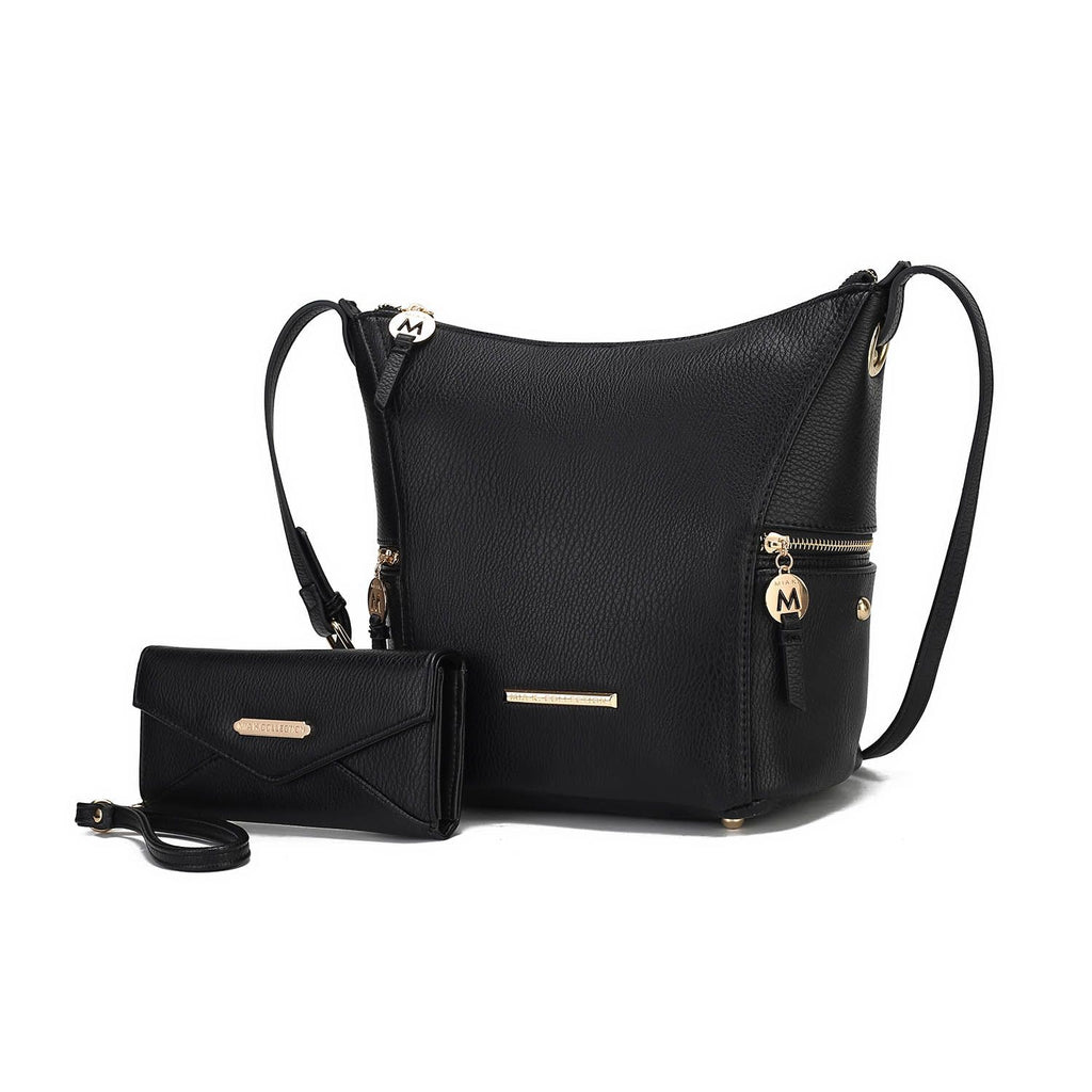 MKF Collection Lux Hobo Bag with Wallet by Mia K