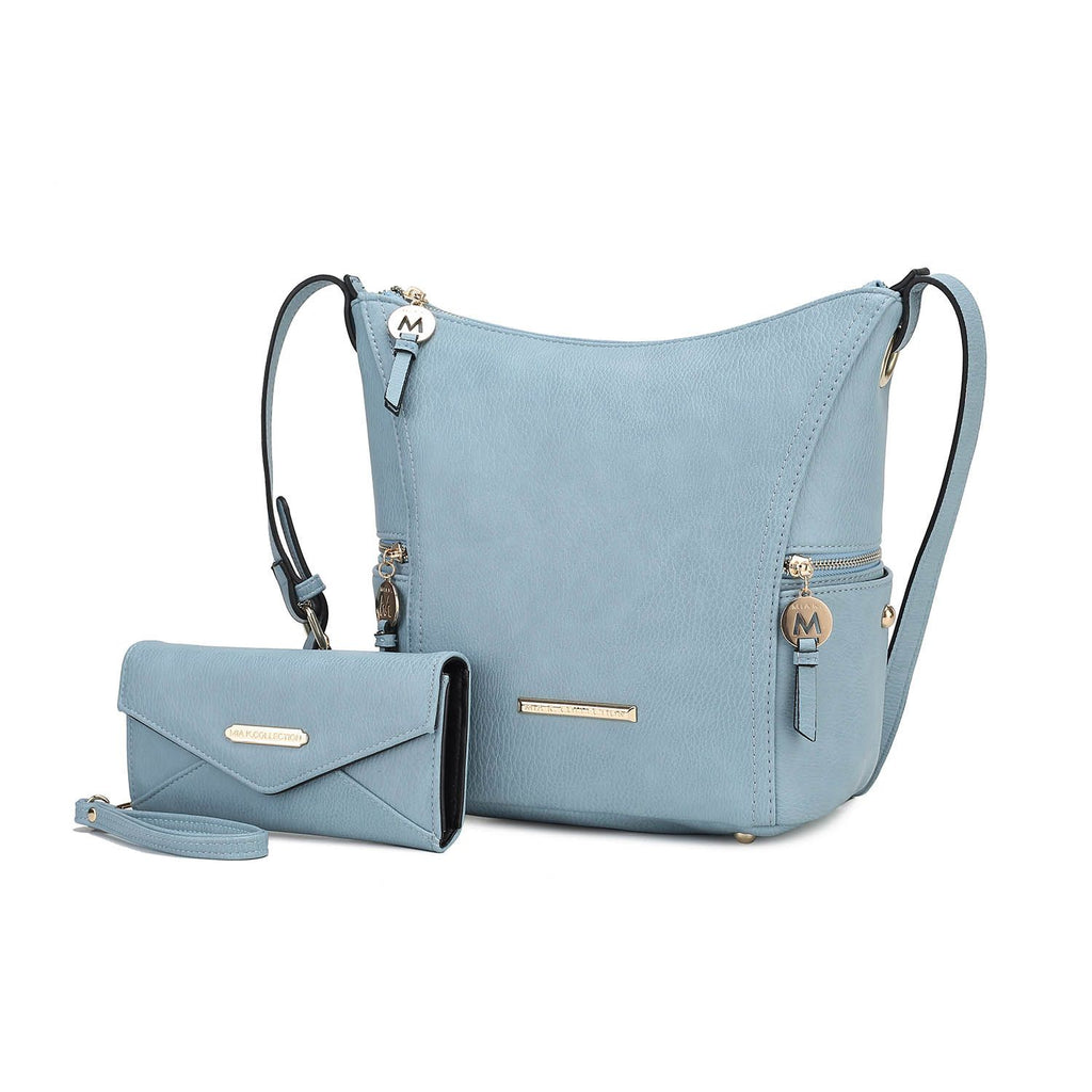 MKF Collection Lux Hobo Bag with Wallet by Mia K
