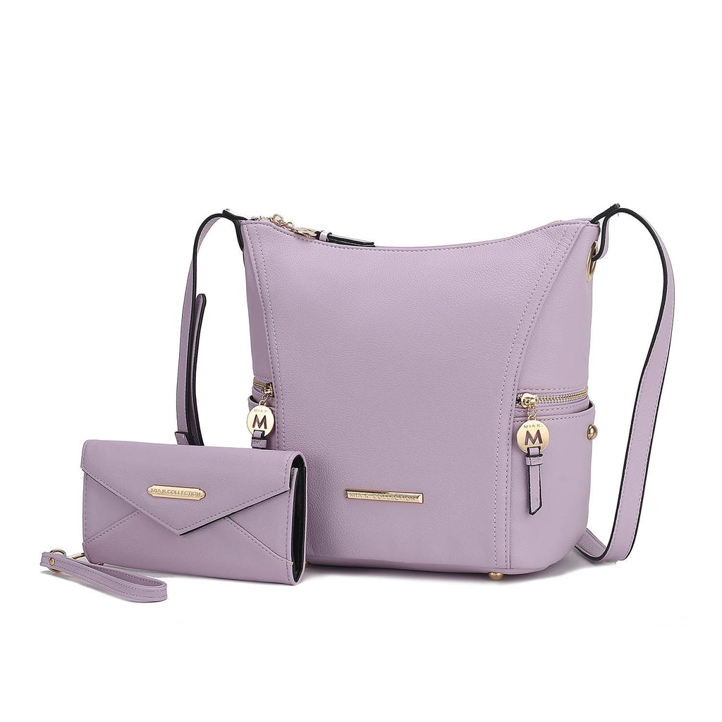 MKF Collection Lux Hobo Bag with Wallet by Mia K