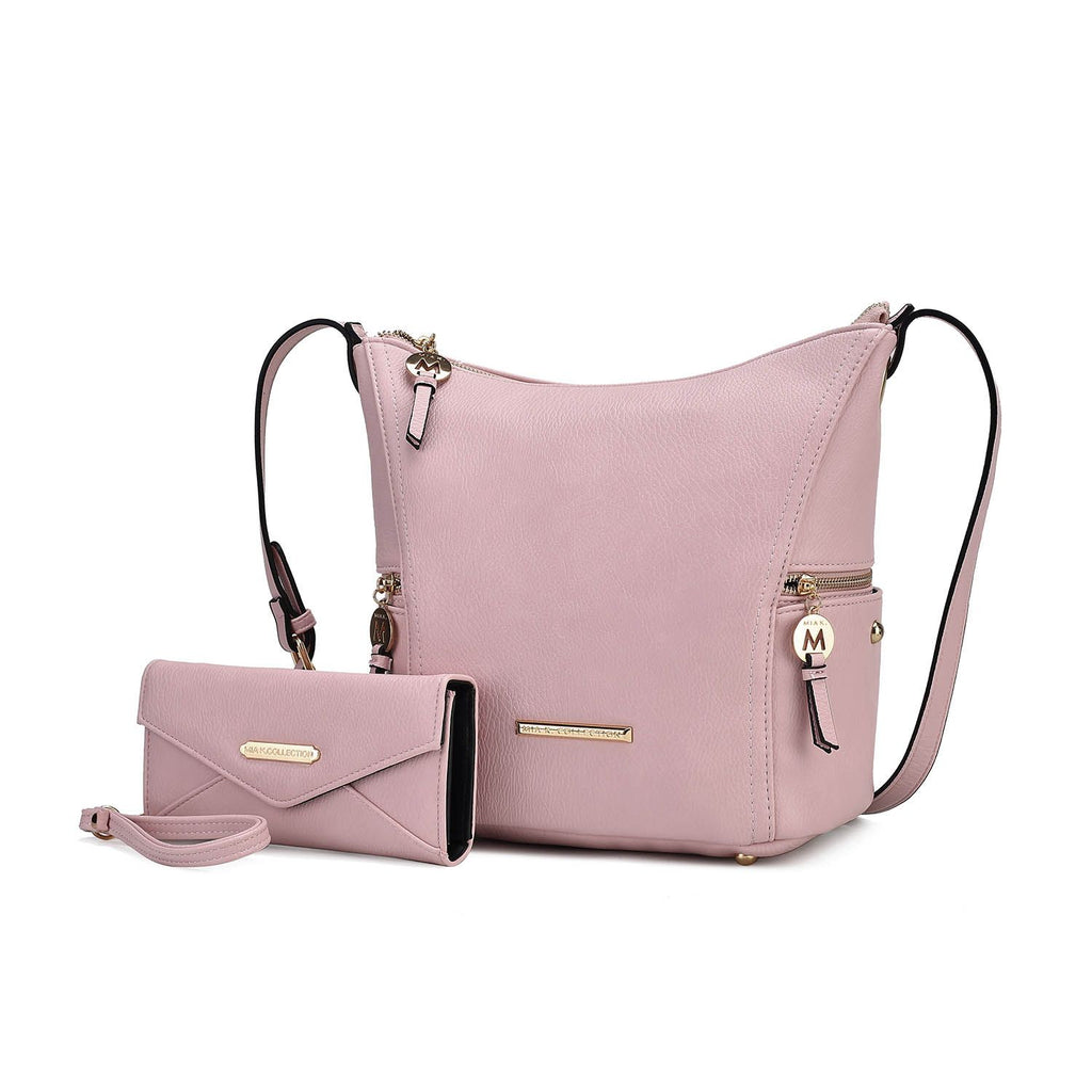 MKF Collection Lux Hobo Bag with Wallet by Mia K
