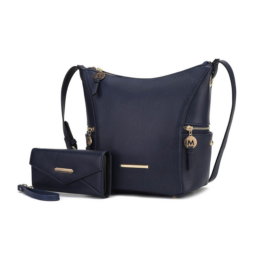 MKF Collection Lux Hobo Bag with Wallet by Mia K
