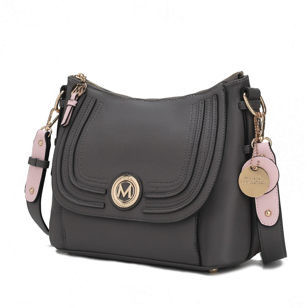 MKF Collection Maggie vegan leather Crossbody Shoulder bag by Mia K