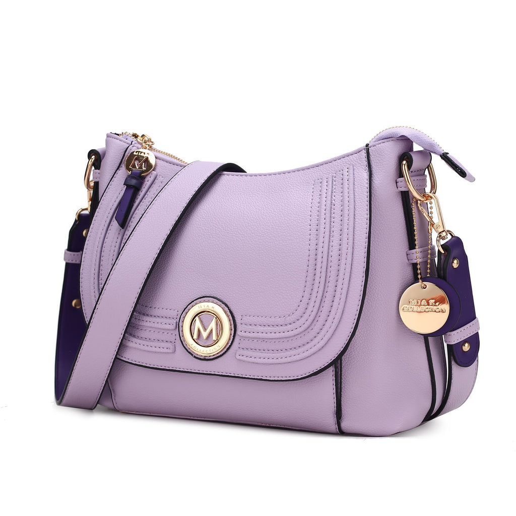 MKF Collection Maggie vegan leather Crossbody Shoulder bag by Mia K