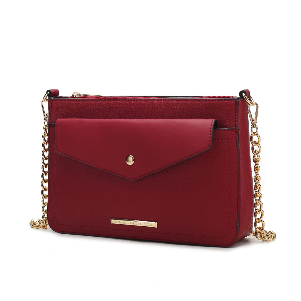 MKF Collection Maribel Crossbody Handbag Vegan Leather Women by Mia K