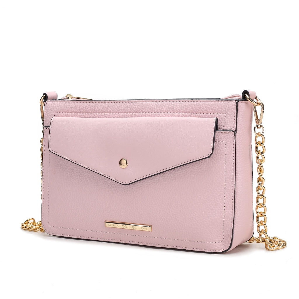 MKF Collection Maribel Crossbody Handbag Vegan Leather Women by Mia K