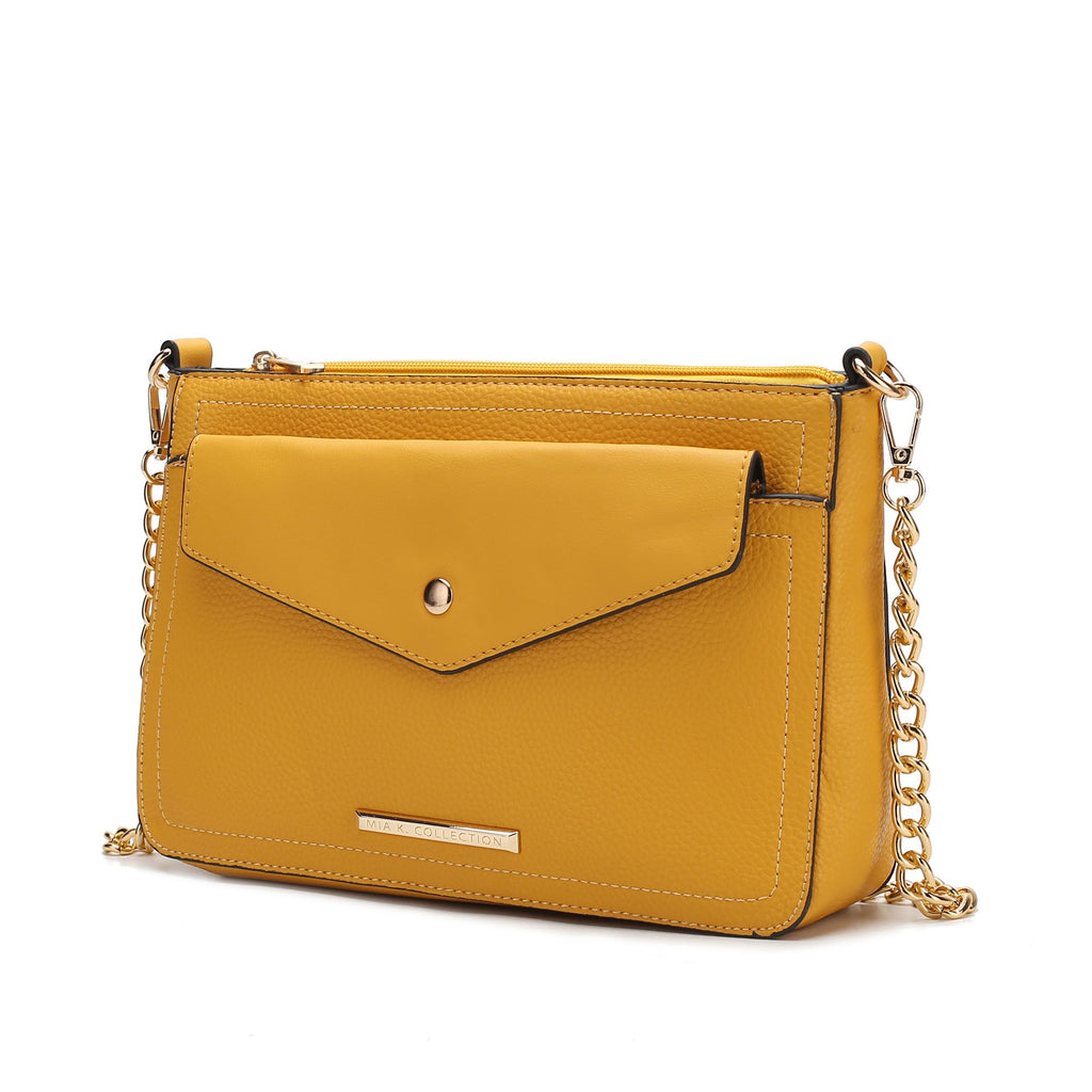 MKF Collection Maribel Crossbody Handbag Vegan Leather Women by Mia K