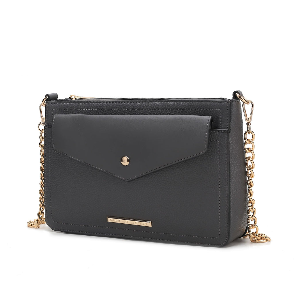 MKF Collection Maribel Crossbody Handbag Vegan Leather Women by Mia K