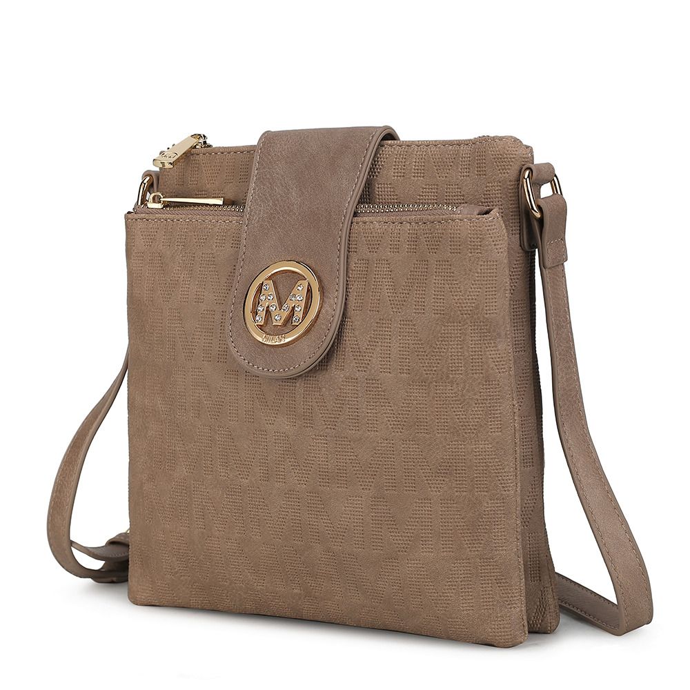 MKF Collection Marietta M Signature Womens Handbag Crossbody Bag by Mia K
