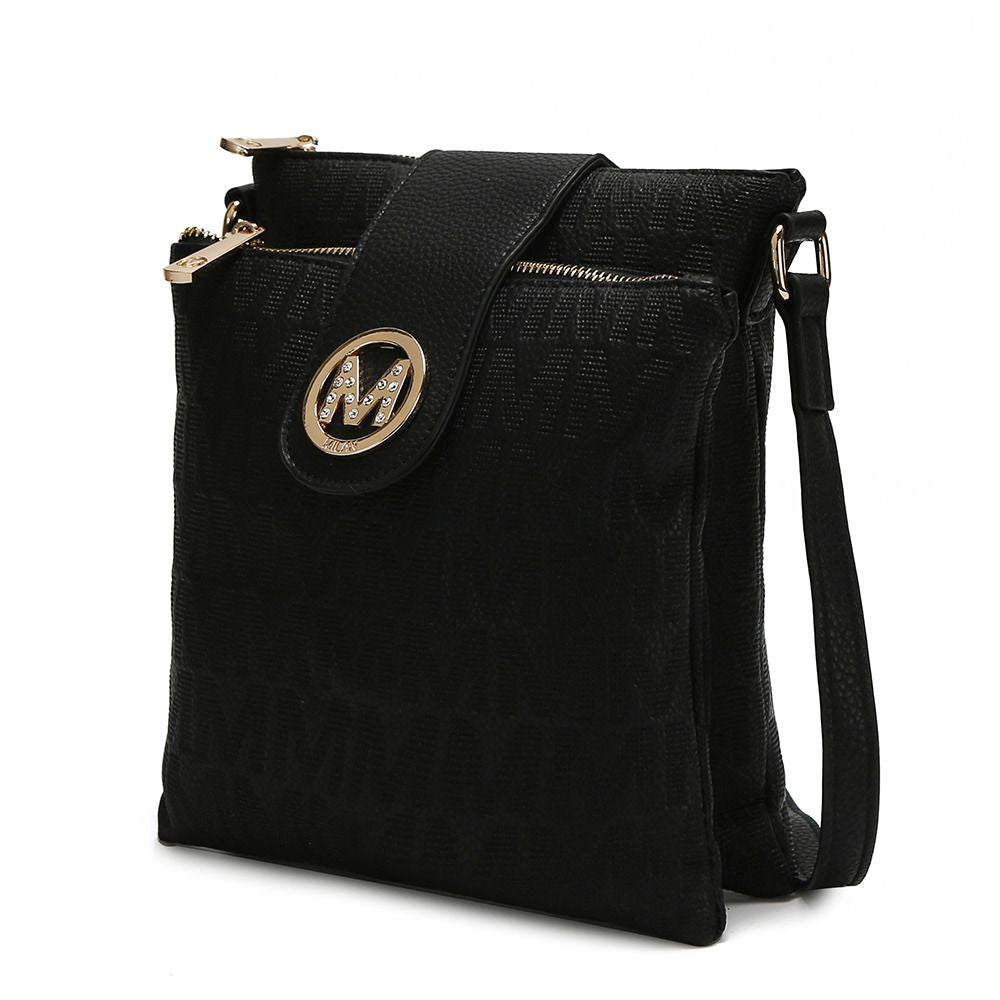 MKF Collection Marietta M Signature Womens Handbag Crossbody Bag by Mia K