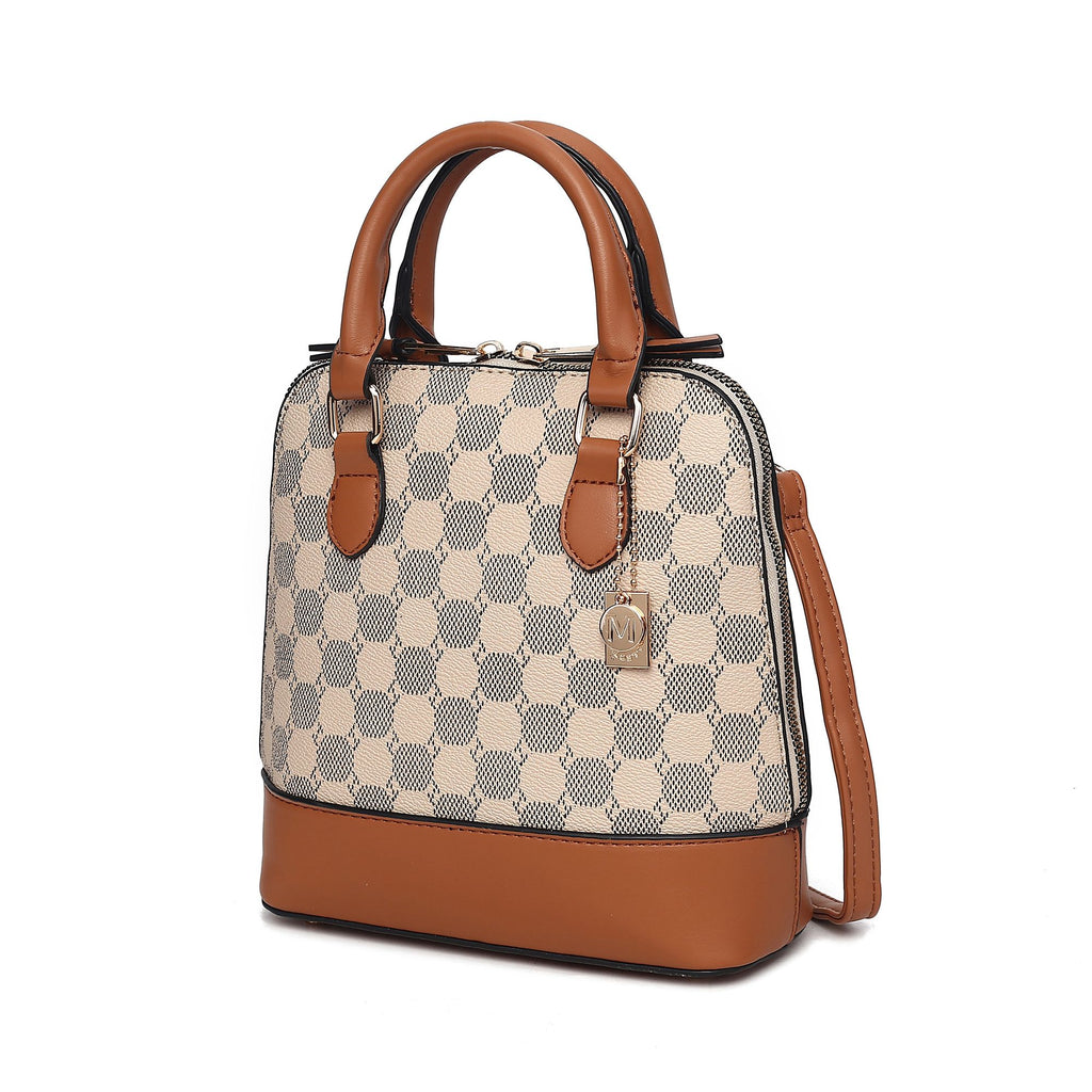 MKF Collection Marjorie Circular Print Satchel Bag by Mia K