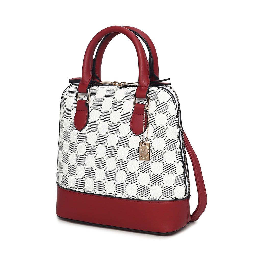 MKF Collection Marjorie Circular Print Satchel Bag by Mia K