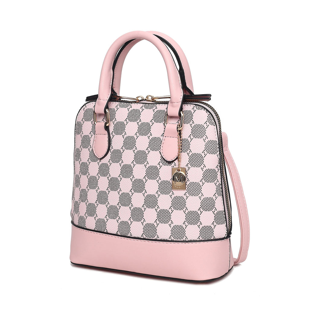 MKF Collection Marjorie Circular Print Satchel Bag by Mia K