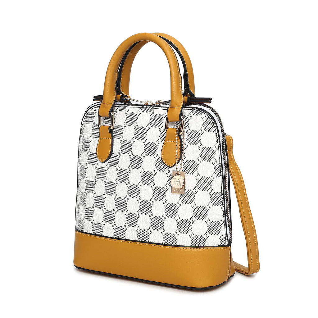 MKF Collection Marjorie Circular Print Satchel Bag by Mia K