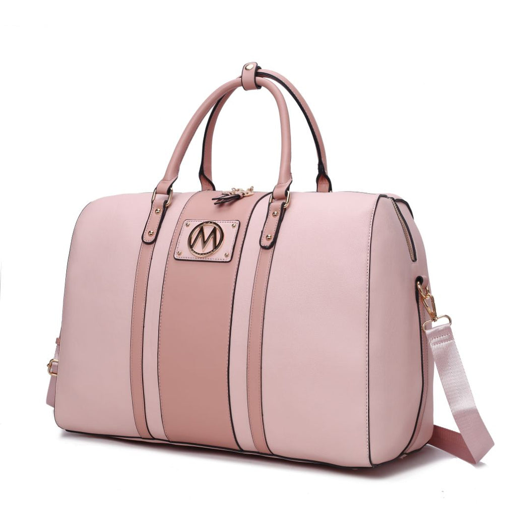MKF Collection Melissa Women's Vegan Lather Duffle Bag By Mia K