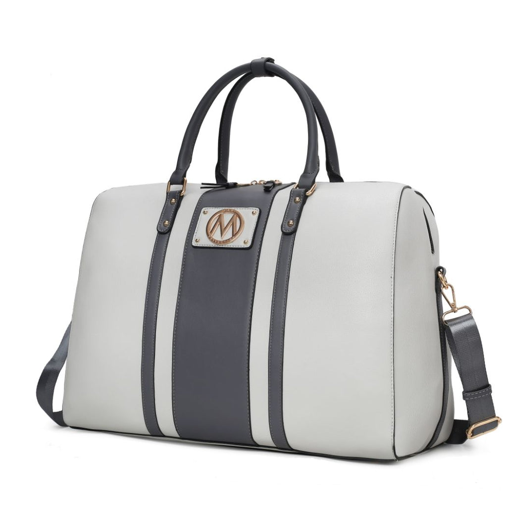 MKF Collection Melissa Women's Vegan Lather Duffle Bag By Mia K