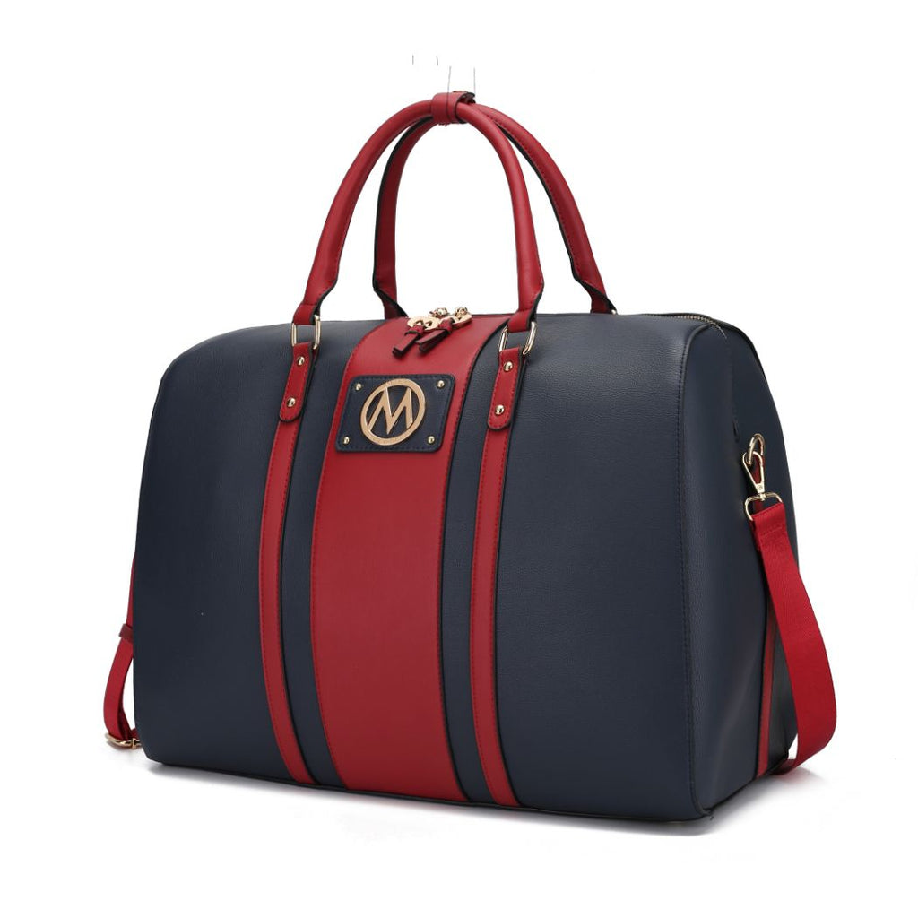 MKF Collection Melissa Women's Vegan Lather Duffle Bag By Mia K
