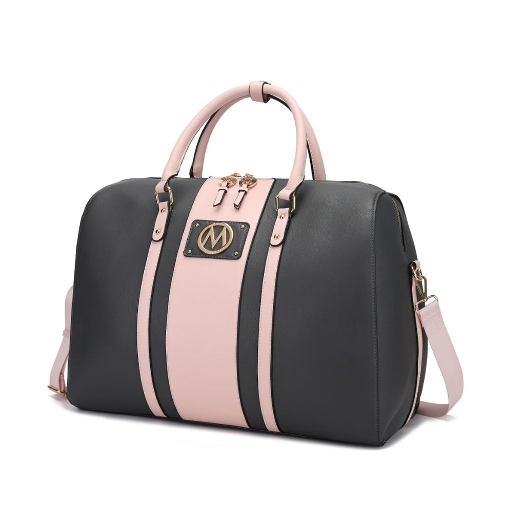 MKF Collection Melissa Women's Vegan Lather Duffle Bag By Mia K