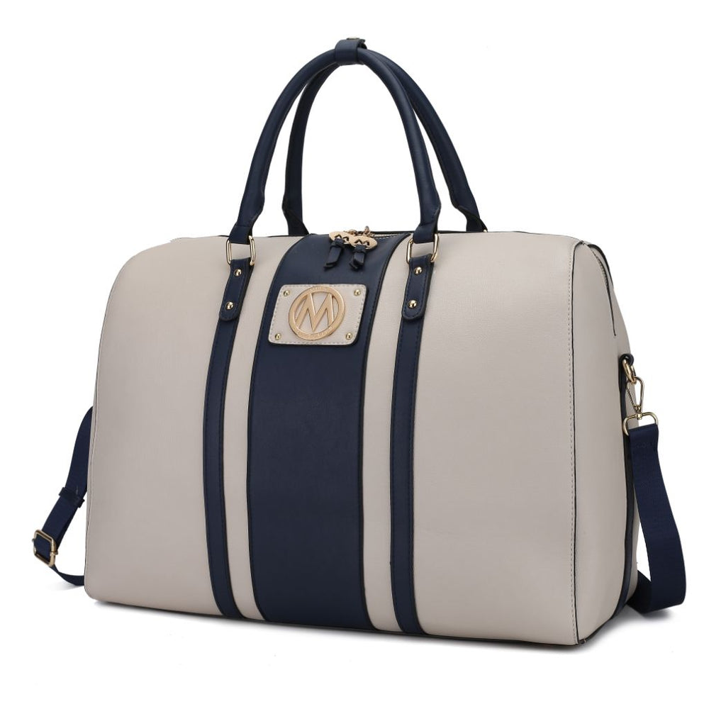 MKF Collection Melissa Women's Vegan Lather Duffle Bag By Mia K
