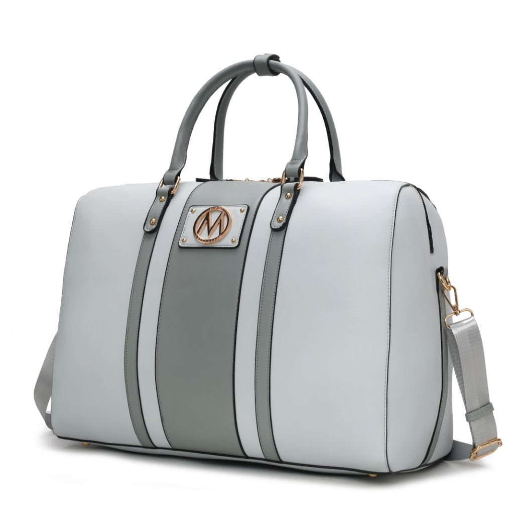 MKF Collection Melissa Women's Vegan Lather Duffle Bag By Mia K