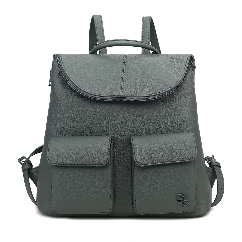MKF Collection Natalie Backpack Purse for Women Stylish Vegan Leather Backpack by Mia K
