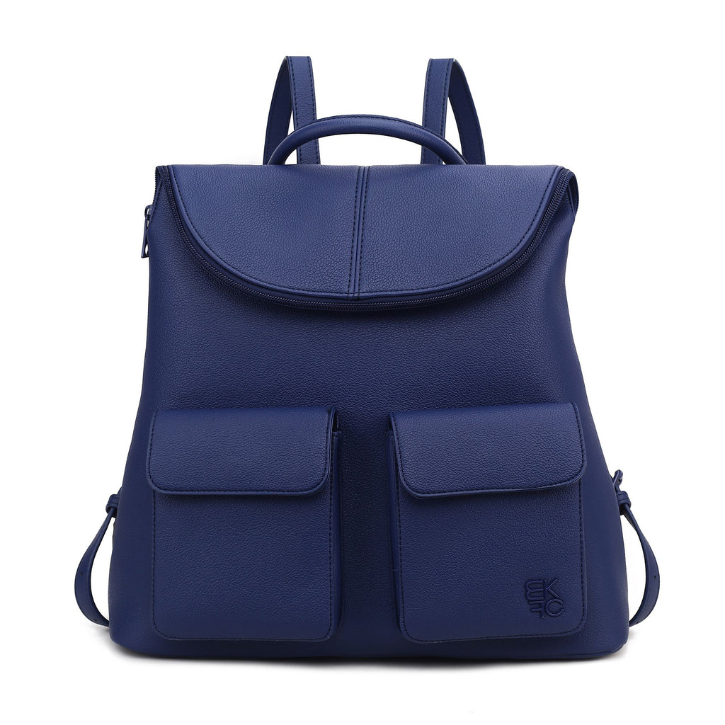 MKF Collection Natalie Backpack Purse for Women Stylish Vegan Leather Backpack by Mia K