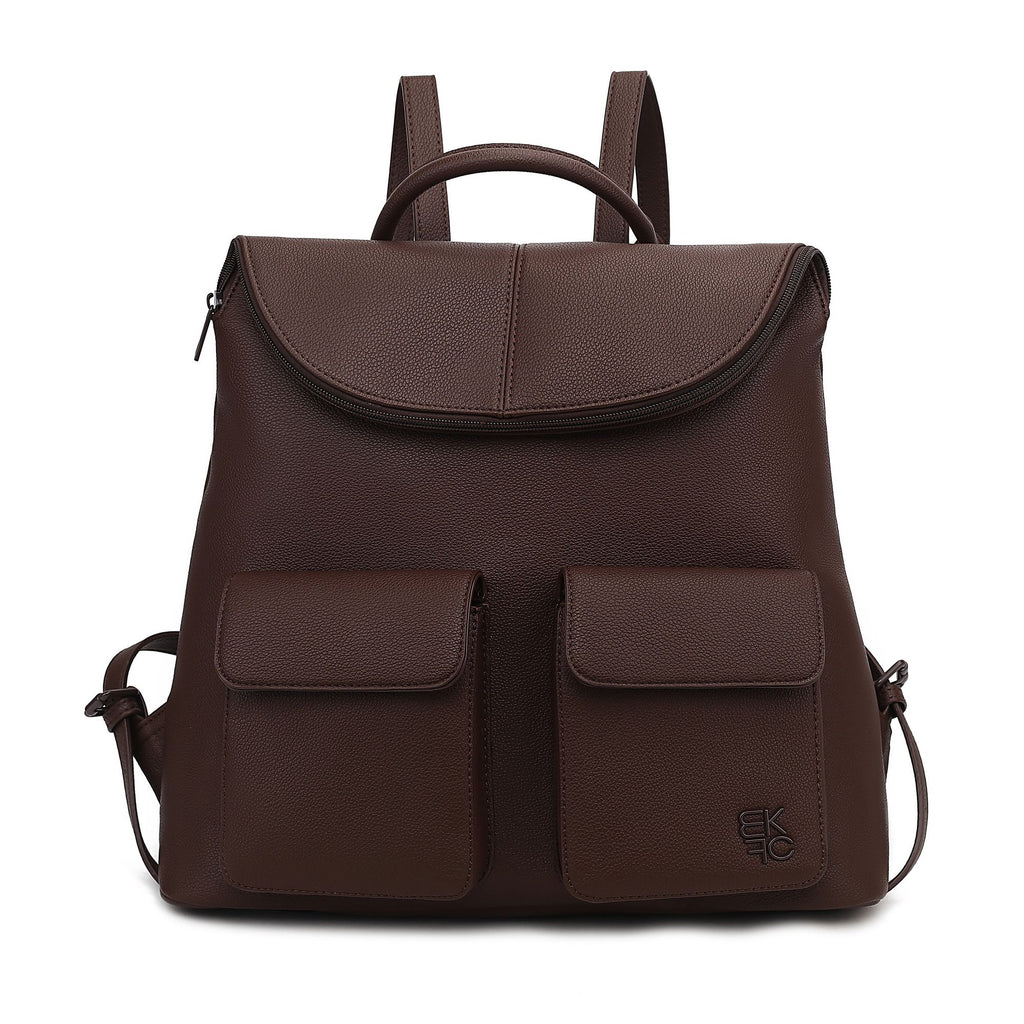 MKF Collection Natalie Backpack Purse for Women Stylish Vegan Leather Backpack by Mia K