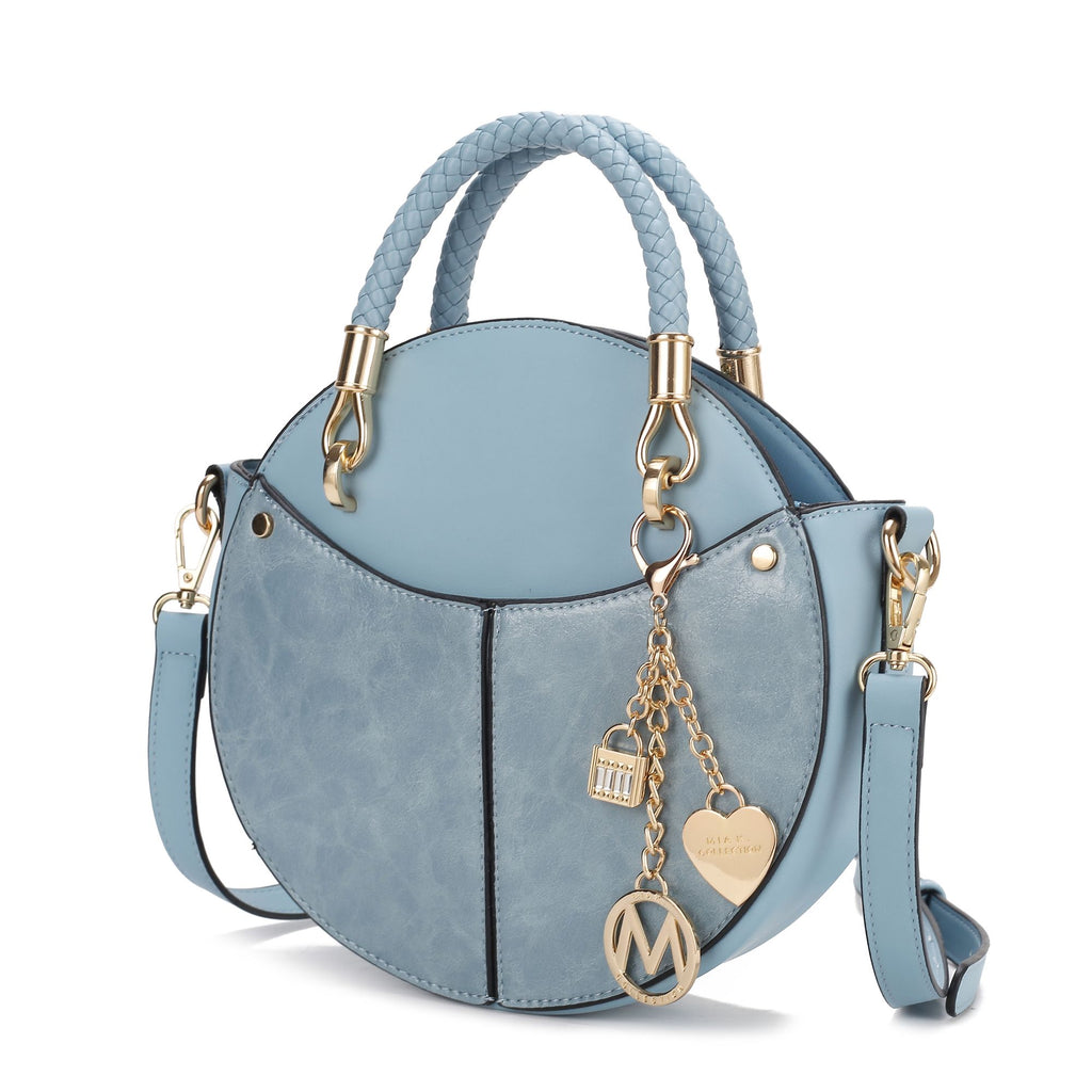 MKF Collection Nobella Crossbody Handbag Vegan Leather Women by Mia K