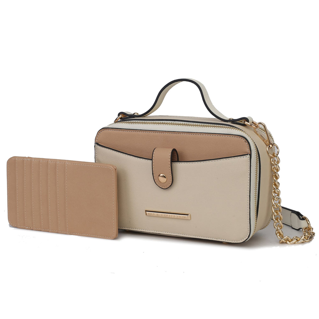 MKF Collection Oaklynn Camera Crossbody Shoulder Bag by Mia K