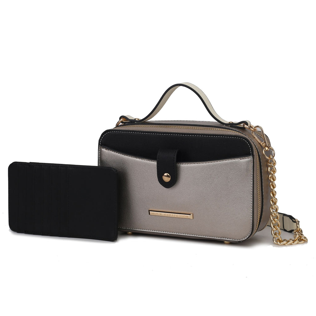 MKF Collection Oaklynn Camera Crossbody Shoulder Bag by Mia K