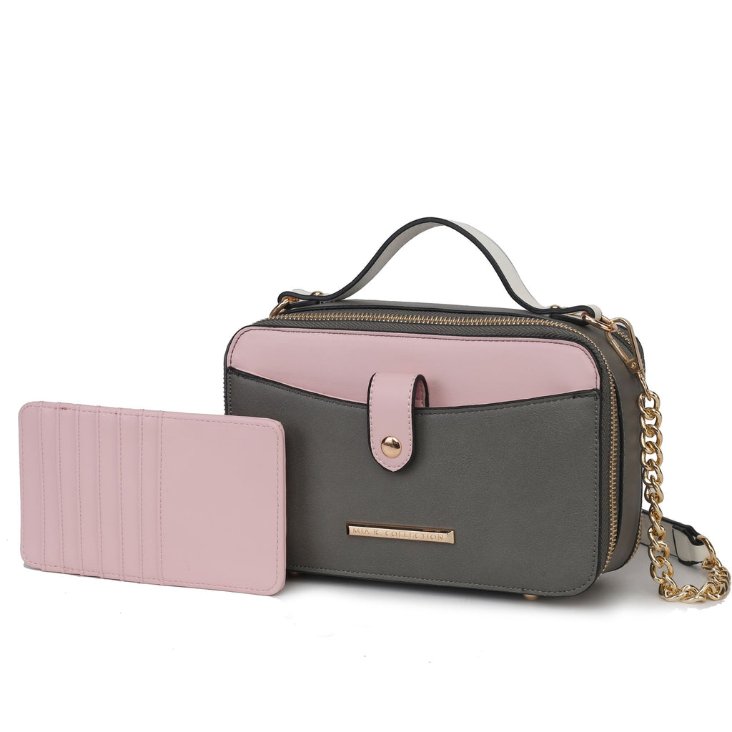 MKF Collection Oaklynn Camera Crossbody Shoulder Bag by Mia K