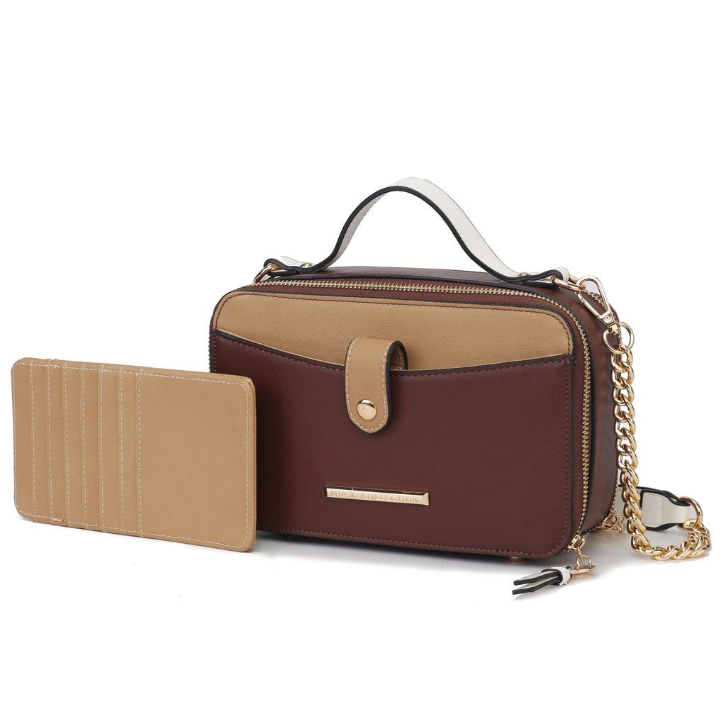 MKF Collection Oaklynn Camera Crossbody Shoulder Bag by Mia K