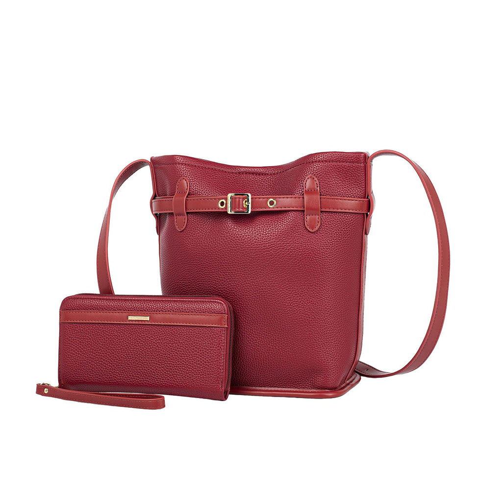 MKF Collection Odette 2-Piece Bucket Bag & Wallet by Mia K