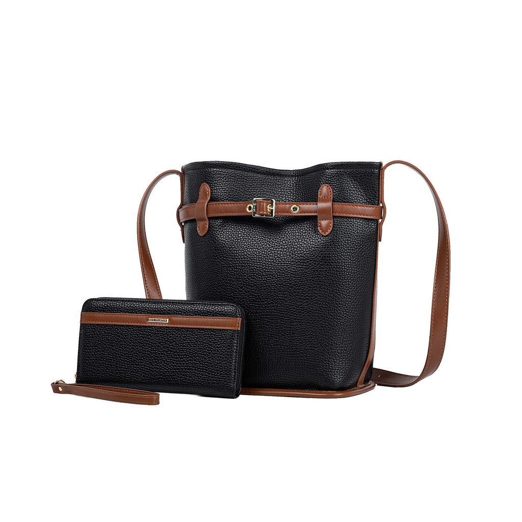 MKF Collection Odette 2-Piece Bucket Bag & Wallet by Mia K
