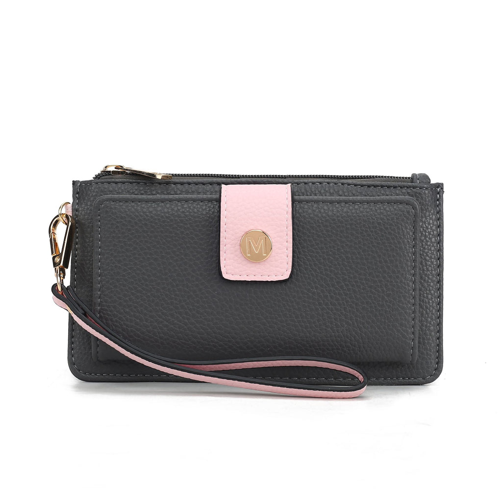 MKF Collection Olympe Vegan Leather Women Wristlet Wallet by Mia K