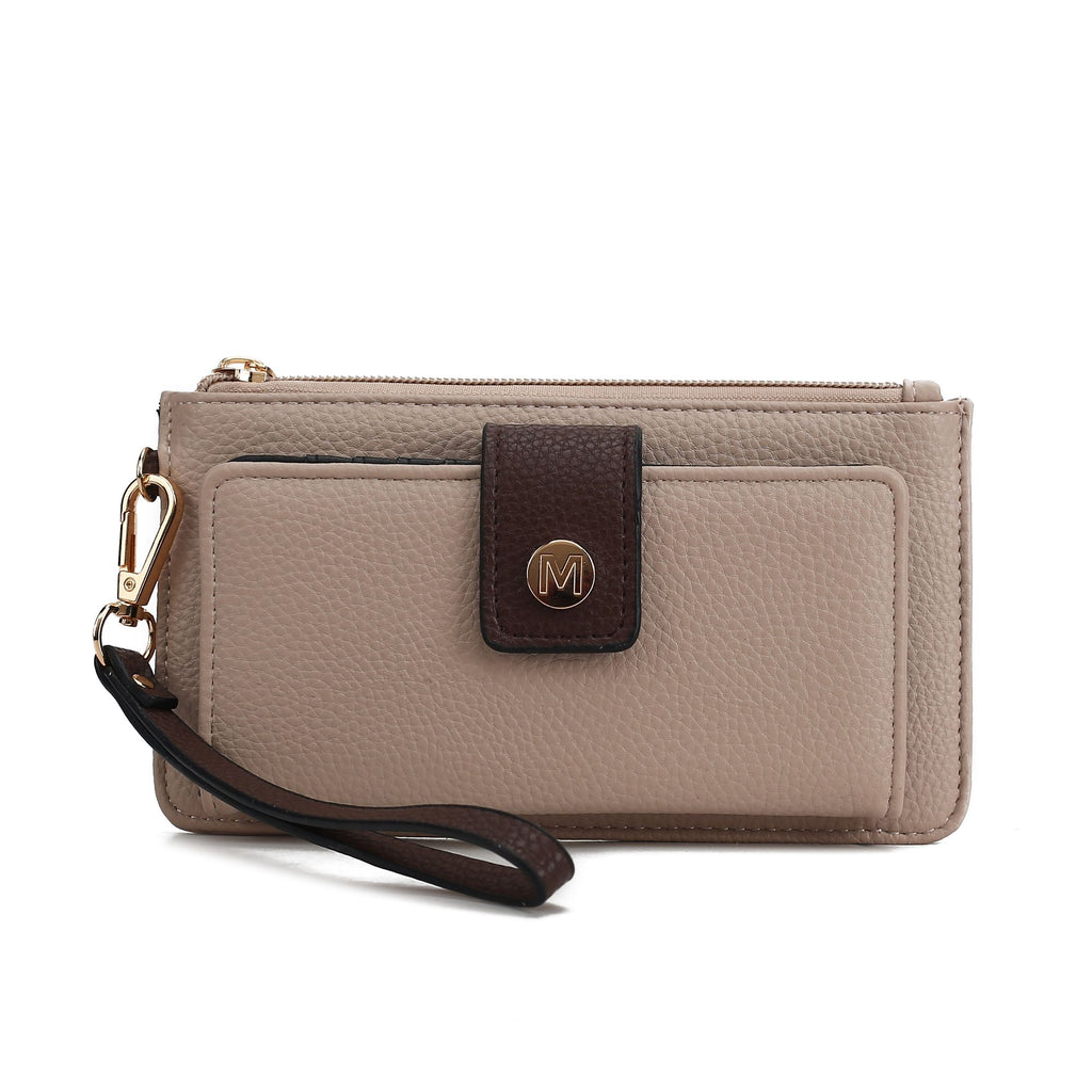 MKF Collection Olympe Vegan Leather Women Wristlet Wallet by Mia K