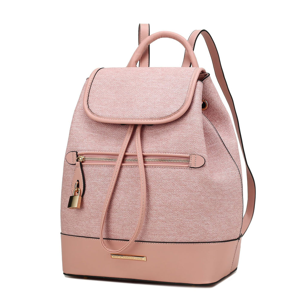 MKF Collection Porsha Vegan Leather Women Backpack by Mia K