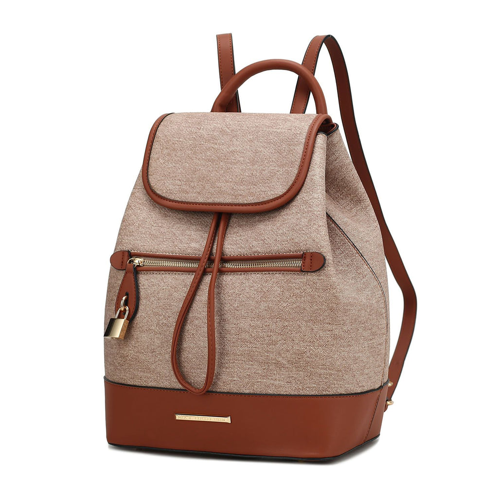 MKF Collection Porsha Vegan Leather Women Backpack by Mia K