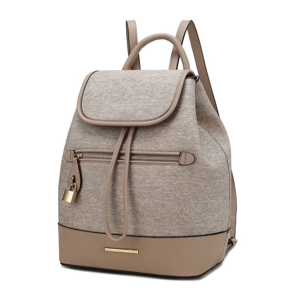 MKF Collection Porsha Vegan Leather Women Backpack by Mia K