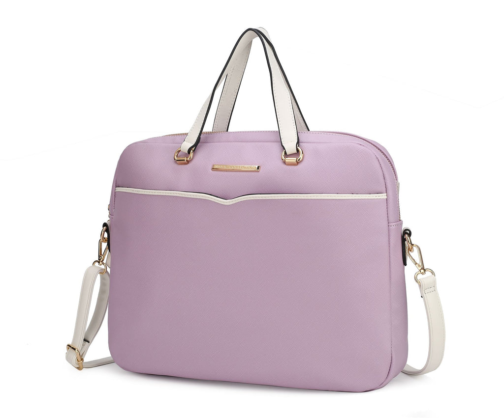 MKF Collection Rose Laptop Briefcase by Mia K