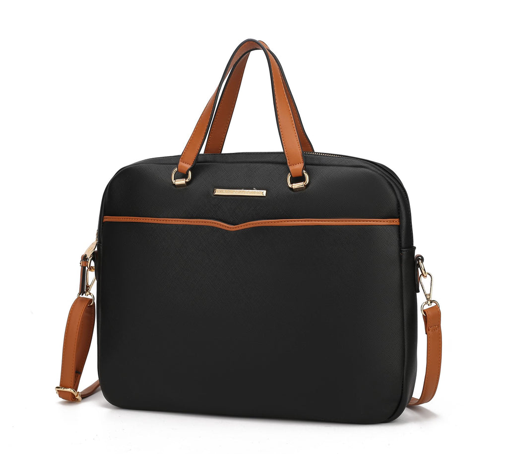 MKF Collection Rose Laptop Briefcase by Mia K