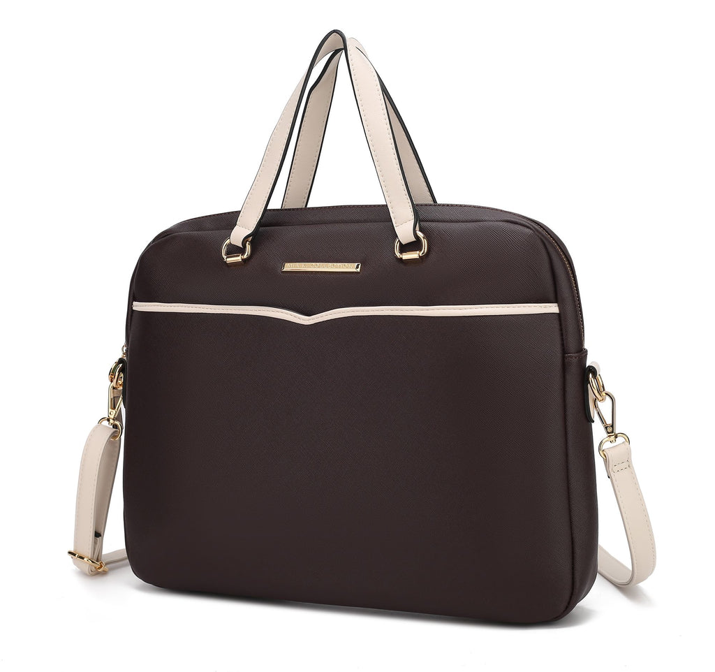 MKF Collection Rose Laptop Briefcase by Mia K