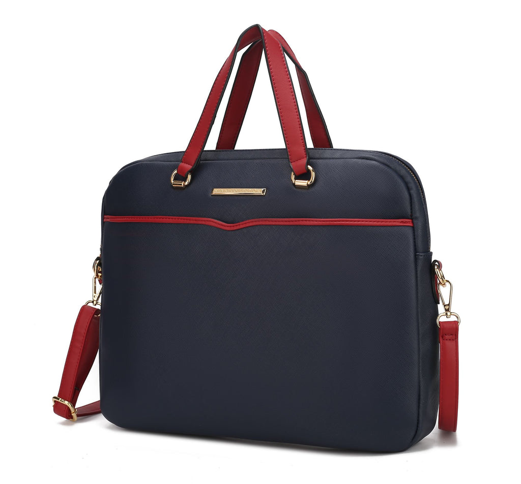 MKF Collection Rose Laptop Briefcase by Mia K