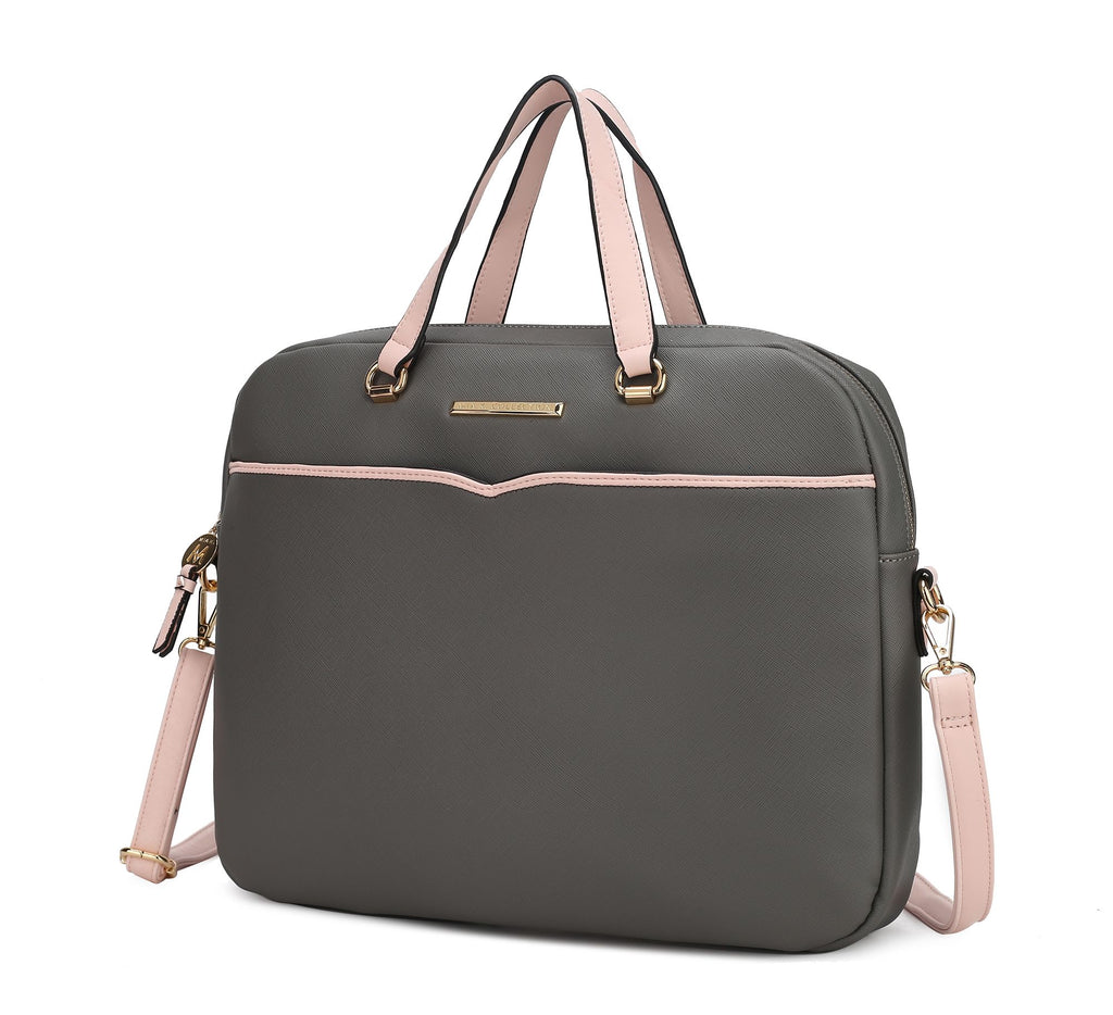 MKF Collection Rose Laptop Briefcase by Mia K