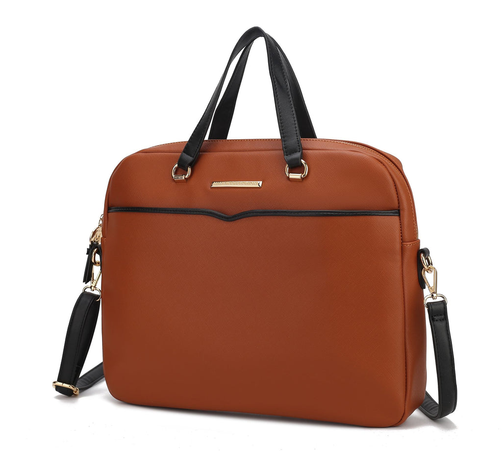 MKF Collection Rose Laptop Briefcase by Mia K