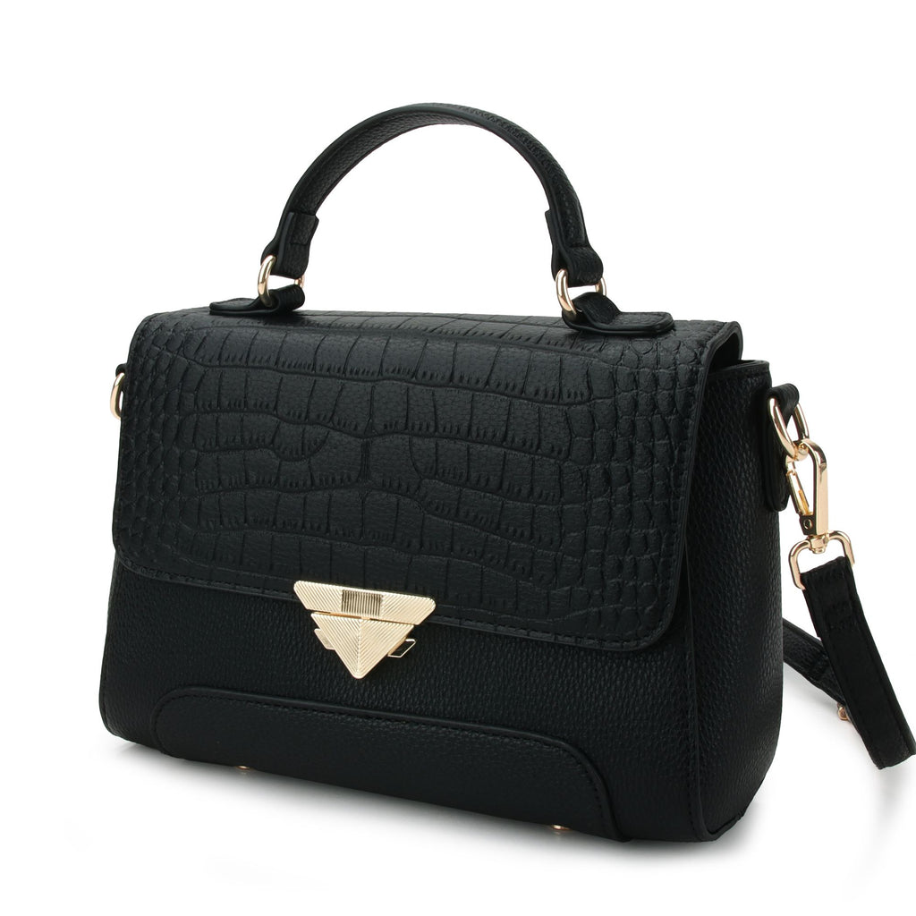 MKF Collection Saphira Vegan Leather Satchel Bag by Mia K