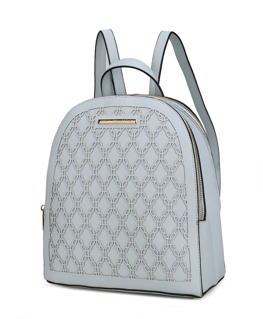 MKF Collection Sloane Vegan Leather Multi-Compartment Backpack by Mia K.