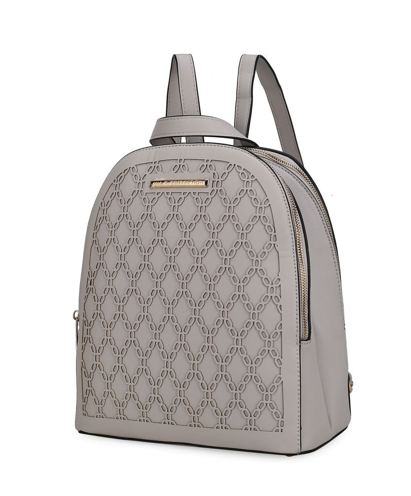 MKF Collection Sloane Vegan Leather Multi-Compartment Backpack by Mia K.