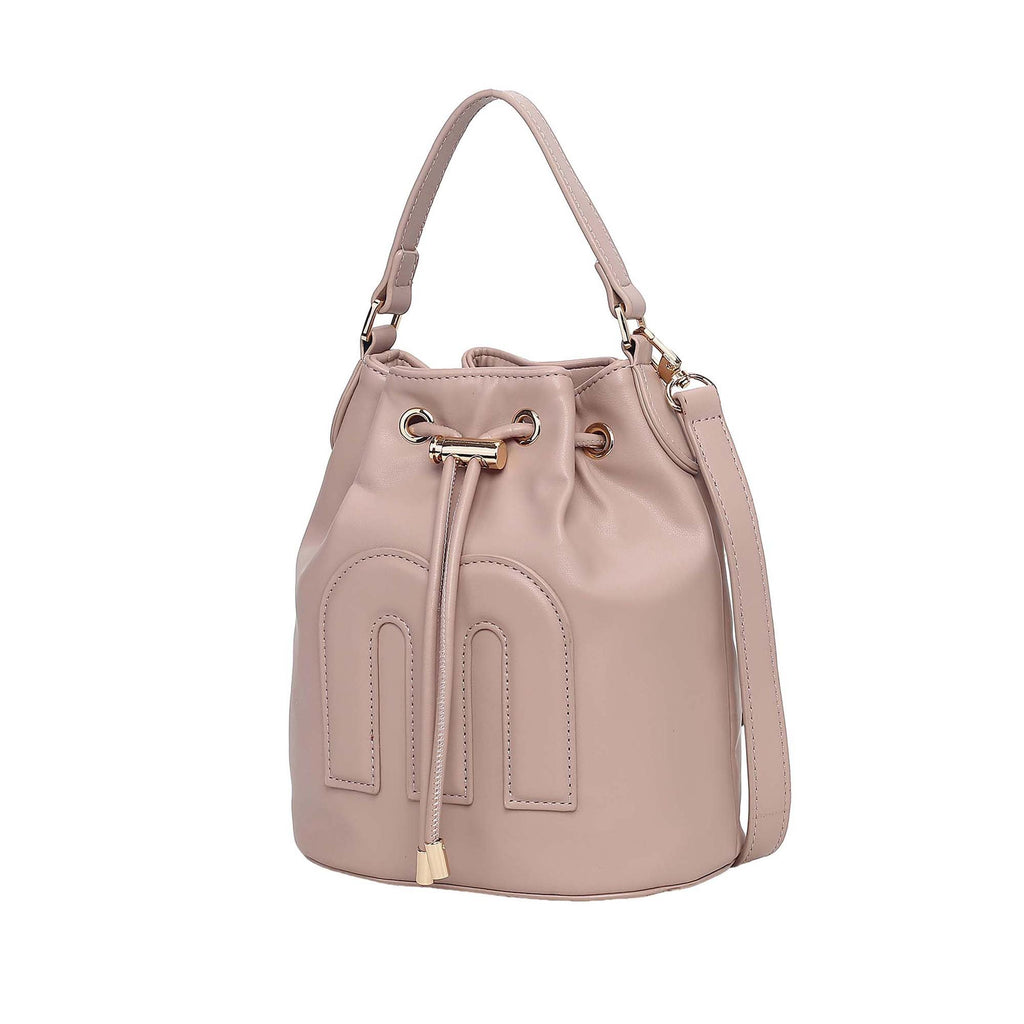 MKF Collection Soraya Buckle Shoulder Bag Faux Leather Handbag by Mia K